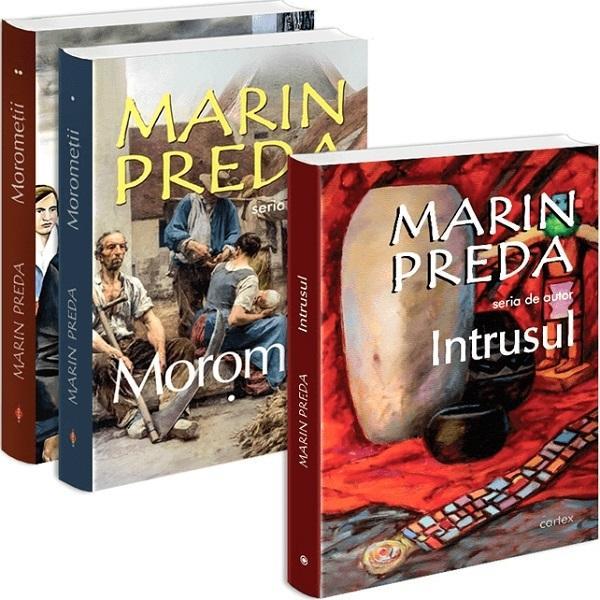 Carte Pachet 3 carti: Marin Preda. Intrusul + Morometii Vol.1 + Vol.2 - Marin Preda