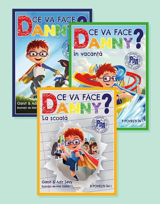 Carte Pachet 3 volume Ce va face Danny? editura Litera