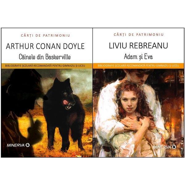 Carte Pachet 4: Cainele din Baskerville + Adam si Eva - Arthur Conan Doyle