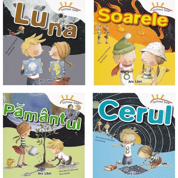 Carte Pachet 4 carti: Sistemul solar