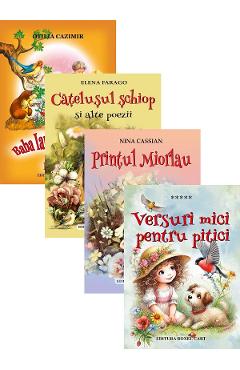 Carte Pachet 4 carti. Poezii ilustrate - Otilia Cazimir