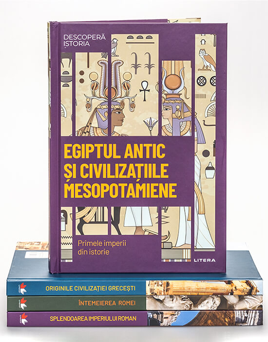Carte Pachet 4 volume Descopera istoria editura Litera