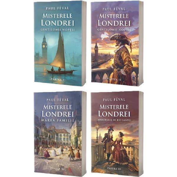 Carte Pachet 4 volume: Misterele Londrei - Paul Feval