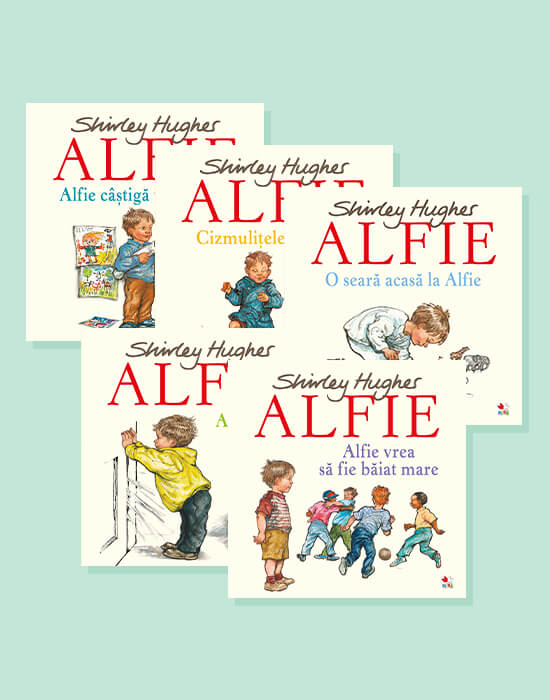 Carte Pachet 5 carti Alfie. Shirley Hughes editura Litera