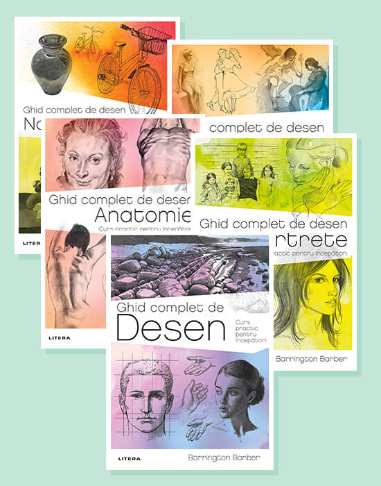 Carte Pachet 5 carti Ghid complet de desen editura Litera