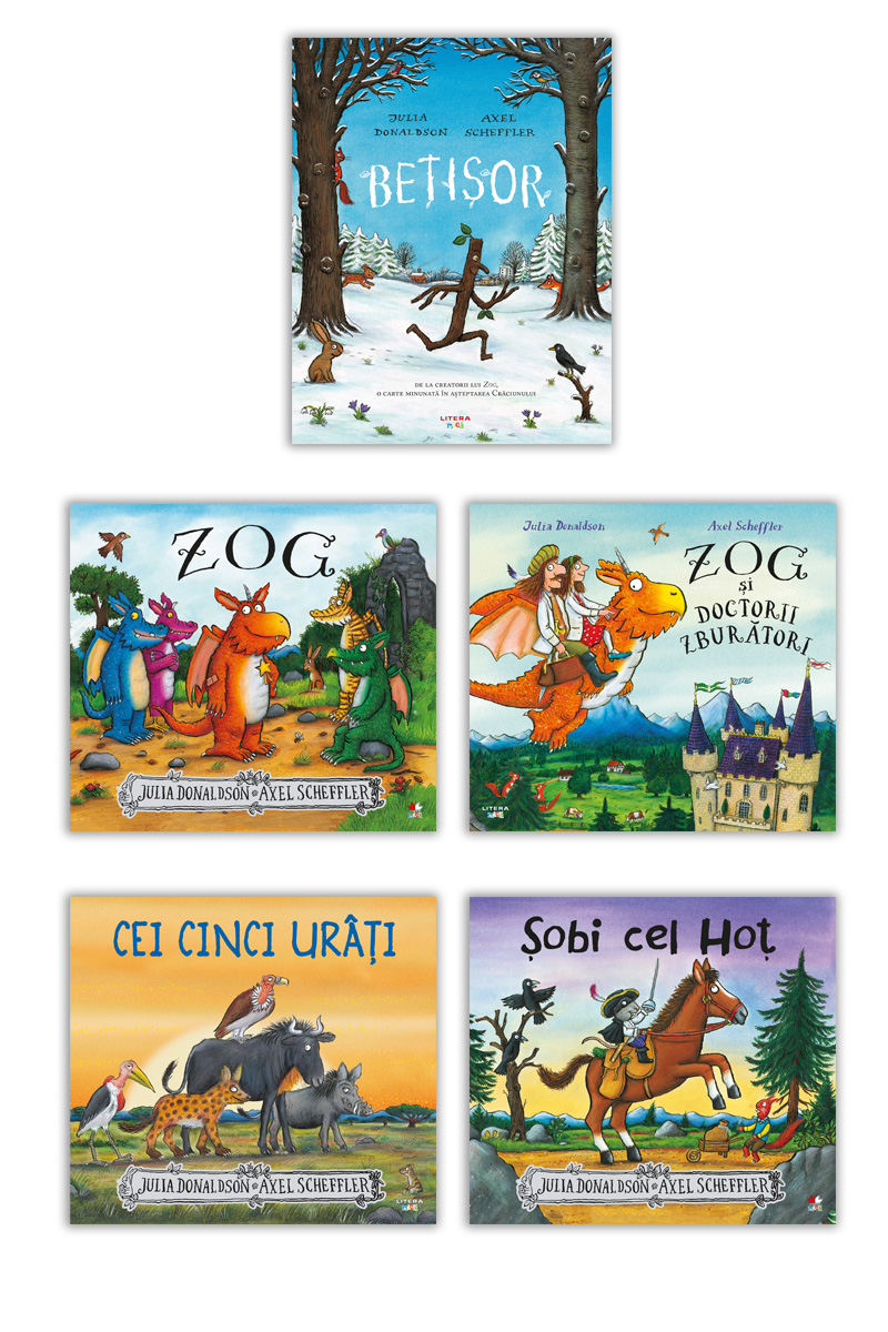 Carte Pachet 5 carti Julia Donaldson editura Litera