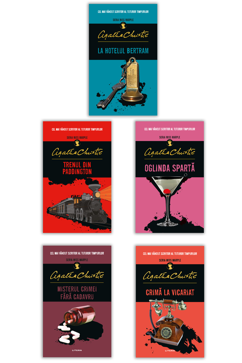 Carte Pachet 5 carti Miss Marple editura Litera