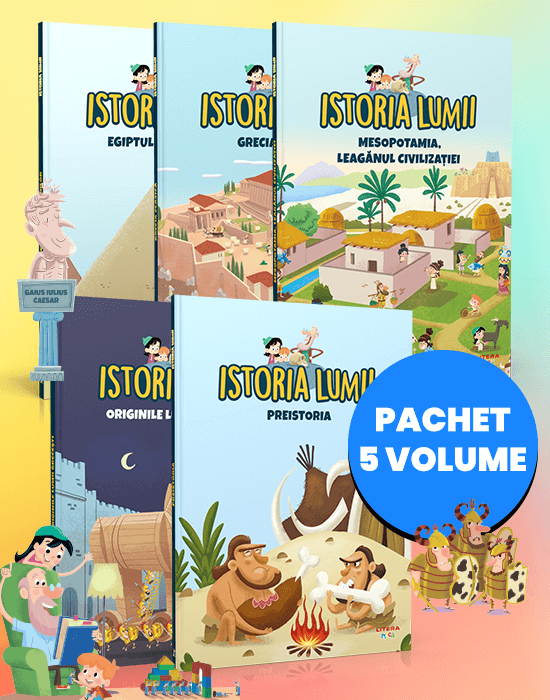 Carte Pachet 5 volume Istoria lumii editura Litera