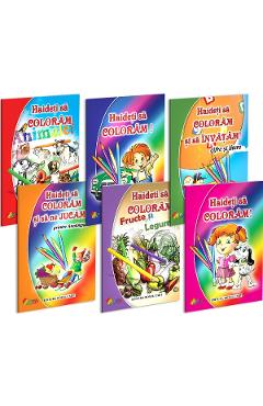 Carte Pachet 6 carti: Haideti sa coloram! editura -