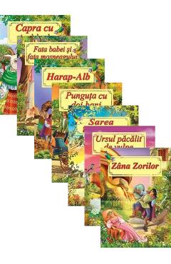 Carte Pachet 7 povesti ilustrate autori romani editura Petre Ispirescu