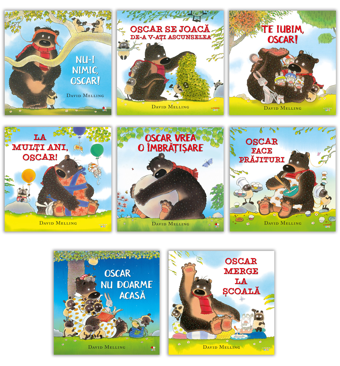 Carte Pachet 8 carti despre Oscar editura Litera