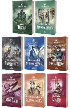 Carte Pachet 8 volume: Sherlock Holmes - Arthur Conan Doyle editura Arthur Conan Doyle