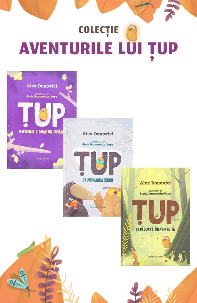 Carte Pachet Aventurile lui ȚUP editura Curtea Veche