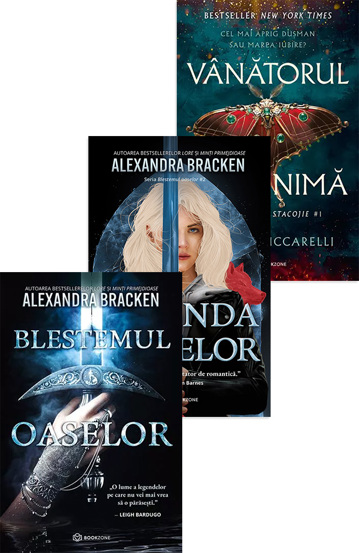 Carte Pachet Blestemele vânătorilor editura Bookzone