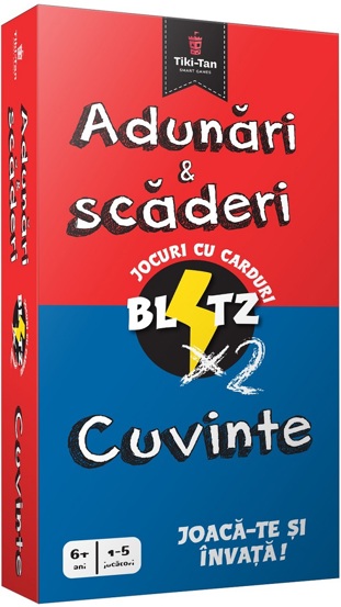 Carte Pachet Blitz Cuvinte. Adunări și scăderi editura Gama