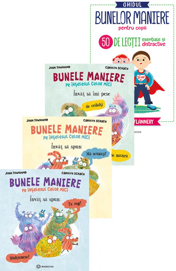 Carte Pachet Bunele maniere sunt cool editura Bookzone