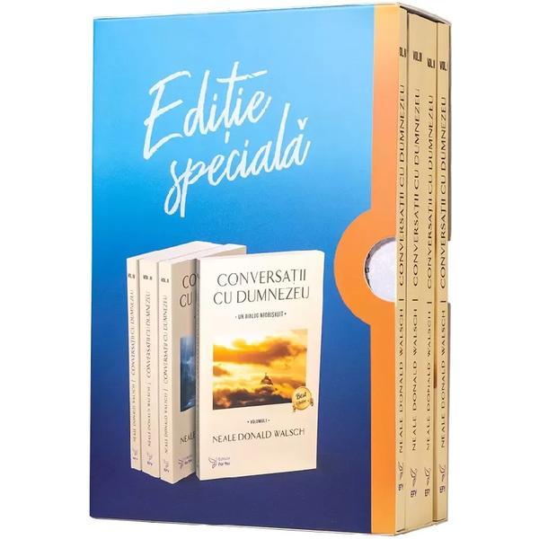Carte Pachet: Conversatii cu Dumnezeu. Volumele I-IV in cutie - Neale Donald Walsch