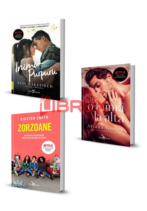 Carte Pachet Ecranizari Netflix. Set 3 carti editura Corint