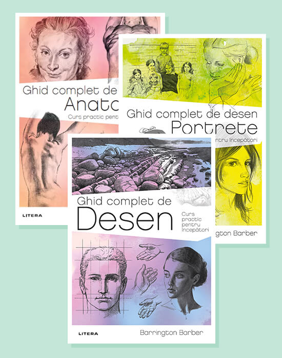 Carte Pachet Ghid complet de desen editura Litera