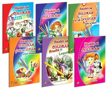 Carte Pachet Haideti sa coloram!/Nicoleta Ionescu