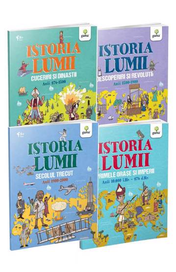 Carte Pachet Istoria lumii explicată pentru copii editura Gama
