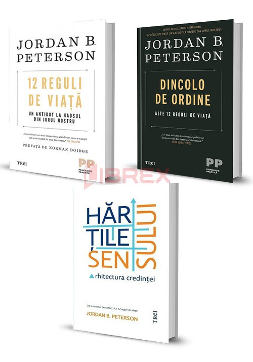 Carte Pachet Jordan B. Peterson. Set 3 carti editura Trei
