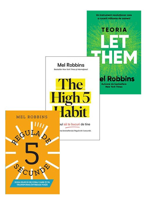 Carte Pachet Mel Robbins. Set 3 carti editura Trei