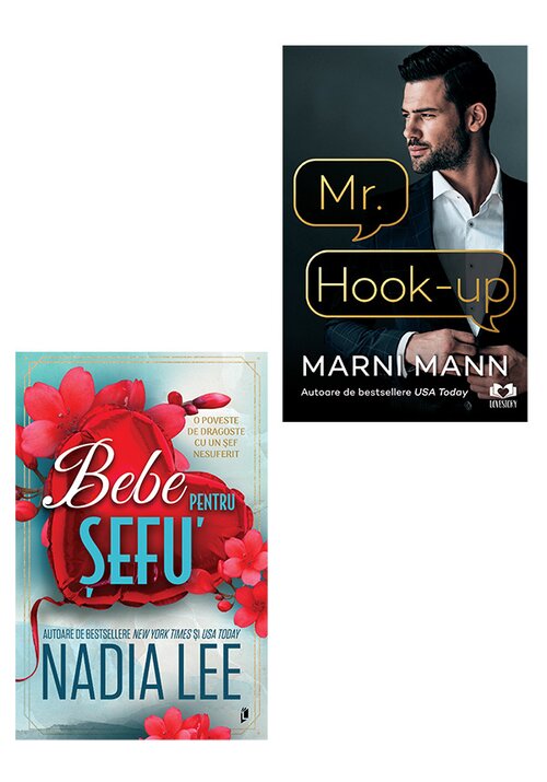 Carte Pachet Mr Hook-up + Bebe pentru sefu. Set 2 carti editura Librex Publishing