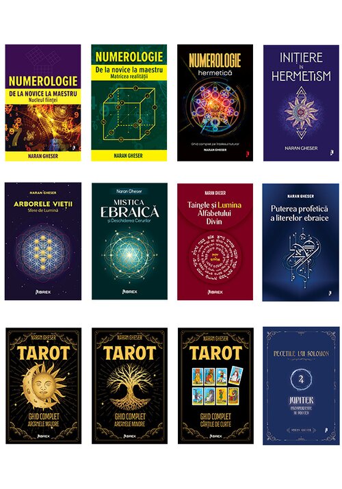 Carte Pachet Naran Gheser. Set 12 carti editura Librex Publishing