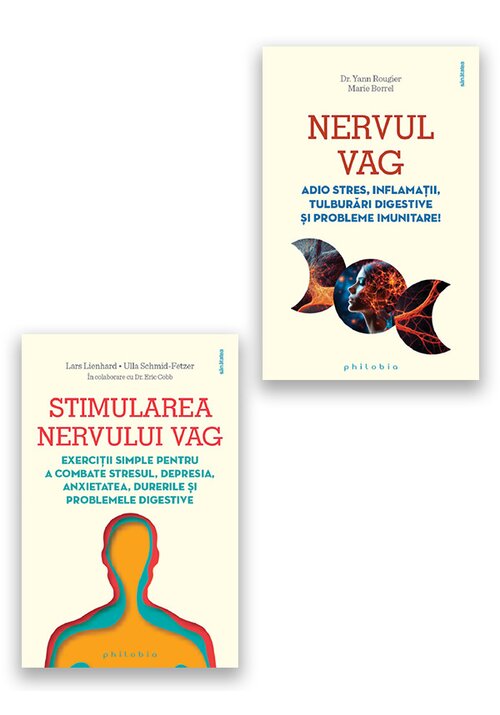 Carte Pachet Nervul vag. Set 2 carti editura Philobia