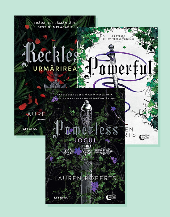 Carte Pachet Powerless - Lauren Roberts (3 carti) editura Litera