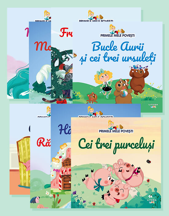 Carte Pachet Primele mele povesti (8 volume) editura Litera