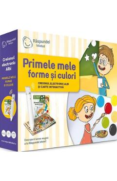 Carte Pachet Raspundel Istetel: Creion si carte. Primele mele forme si culori 2.0 editura -