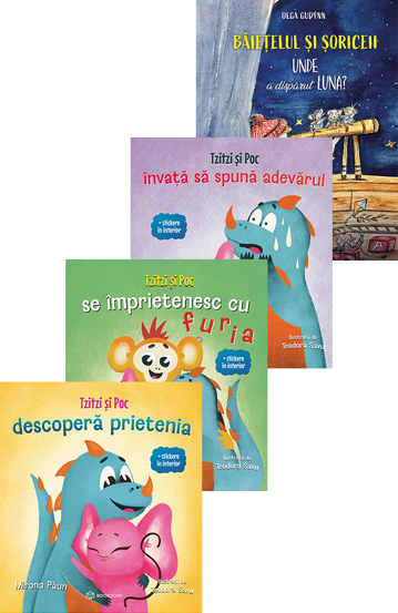 Carte Pachet Șoricei drăgălași editura Bookzone