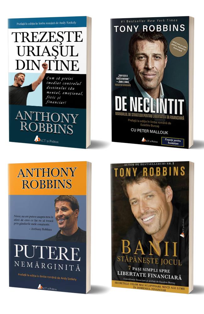 Carte Pachet Tony Robbins editura Act si Politon