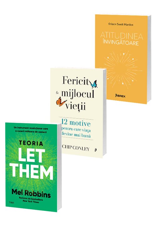 Carte Pachet Traieste autentic. Set 3 carti editura Librex Publishing