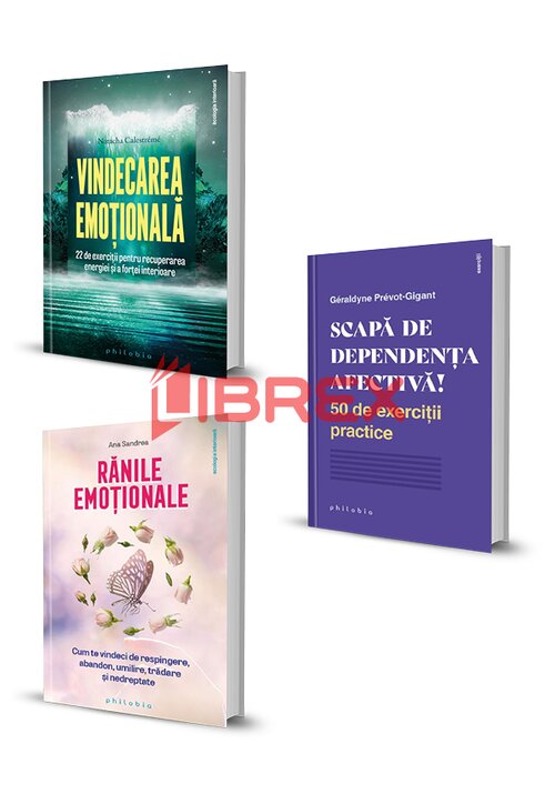 Carte Pachet Vindecare emotionala. Set 3 carti editura Librex Publishing