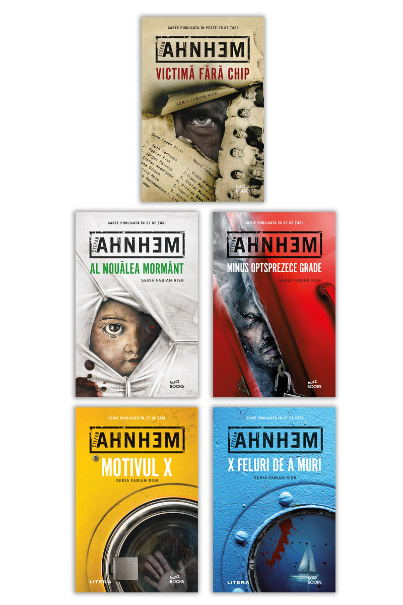 Carte Pachet serie 5 volume Stefan Ahnhem editura Litera
