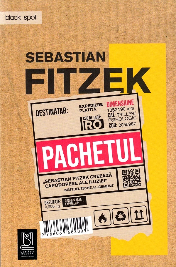 Carte Pachetul autor Sebastian Fitzek editura Lebada Neagra