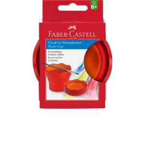Carte Pahar pentru pictura simplu Click-Go Faber-Castell