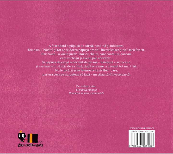 Carte Papusa de carpa autor Michael Ende editura Vlad si cartea cu Genius
