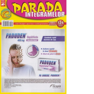 Carte Parada integramelor. Nr. 124/2023