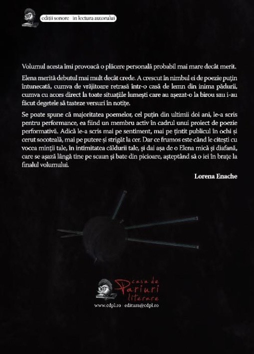 Carte Parul de pisica autor Elena Simion editura Casa de Pariuri Literare