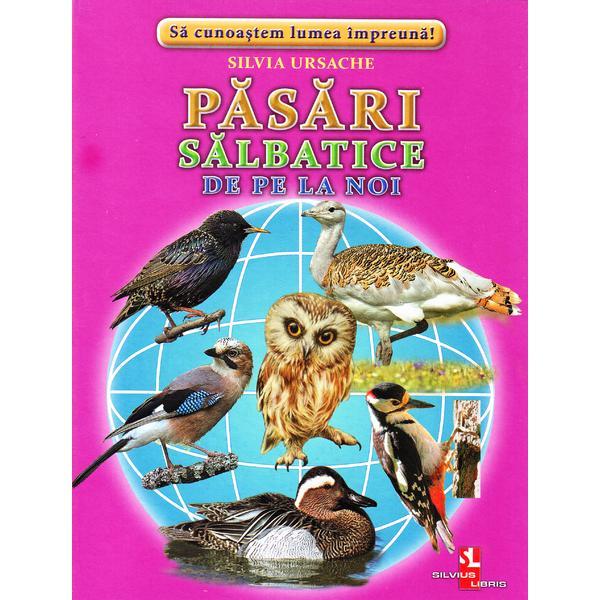 Carte Pasari salbatice de pe la noi - Cartonase - Silvia Ursache