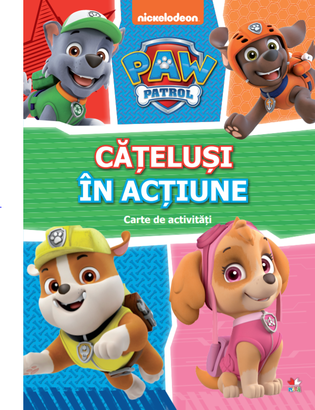 Carte Patrula Cățelușilor. Cățeluși în acțiune. Carte de activități editura Litera