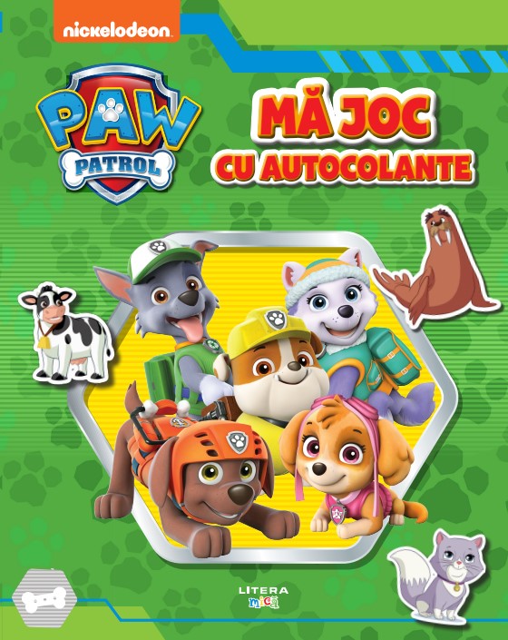 Carte Patrula Catelusilor. Ma joc cu autocolante. Carte de activitati editura Litera