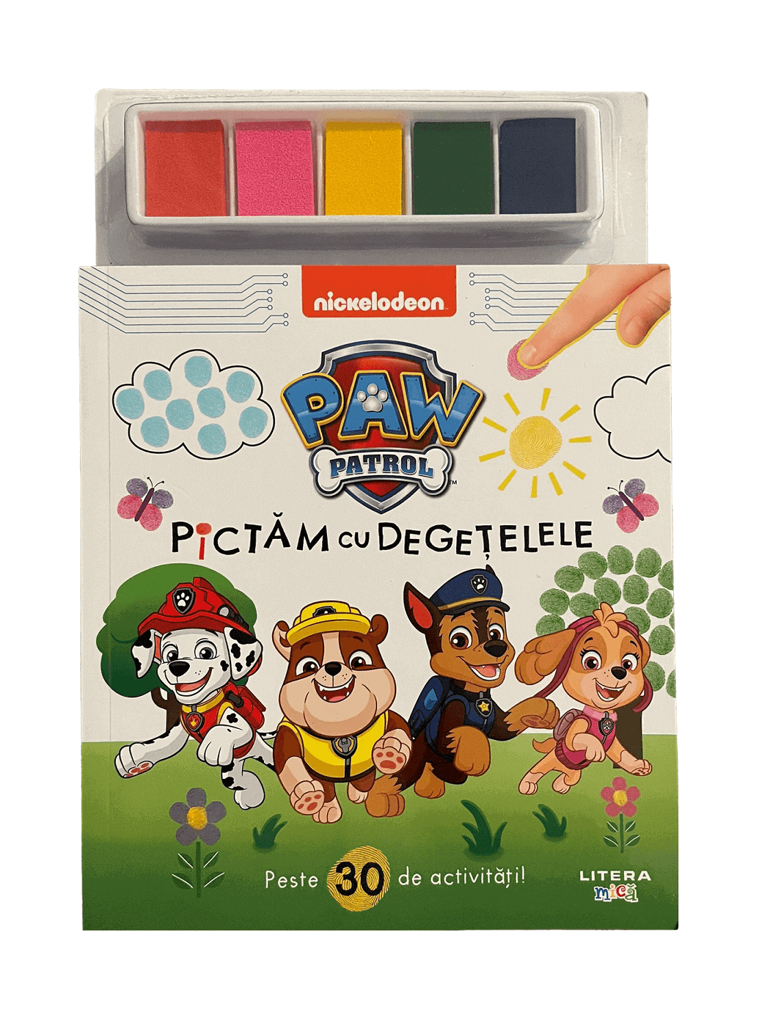 Carte Patrula Catelusilor. Pictam cu degetelele editura Litera