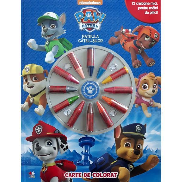 Carte Paw Patrol. Patrula catelusilor. Carte de colorat.