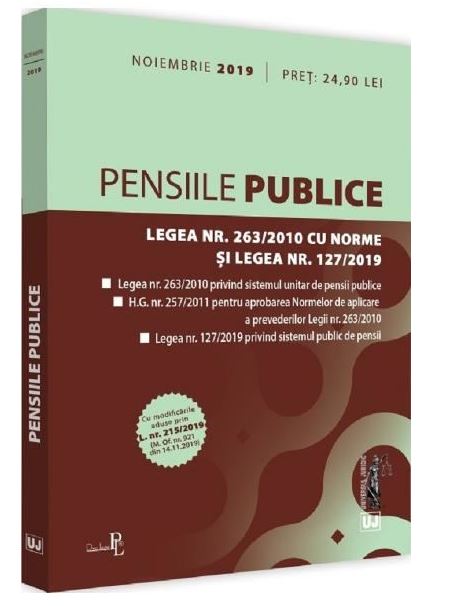 Carte Pensiile publice   editura Universul Juridic