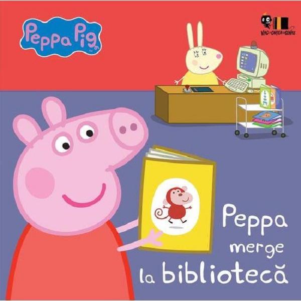 Carte Peppa Pig: Peppa Merge La Biblioteca - Neville Astley